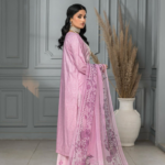 Delicate Pastel Purple Lawn Dress